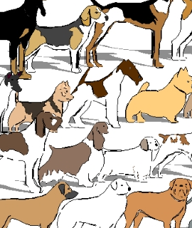 180+ 2D Dogs for SketchUp
